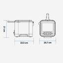 FREIDORA U.BLUE CRISPY 4015B 1,5L 900W NEGRA