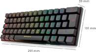 TECLADO PHOENIX MIRAGE RGB MECANICO GAMING NEGRO