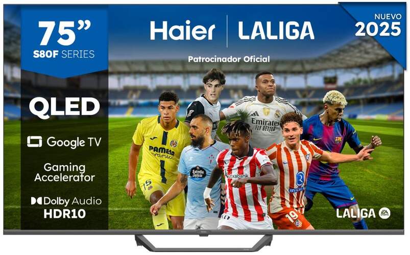 TV Haier 75" QLED H75S80FUX TV Haier 75" QLED H75S80FUX