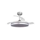 VENTILADOR TECHO RETRACT CRISTAL MOSS GRIS 72W MD