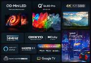 TV TCL 65%%%quot; 65C855 UHD MINILED QLED GOOGLETV 144HZ