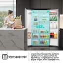 FRI. HISENSE RS818N4TIC1 180x91x72 NF DISP INOX