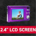 CAMARA AGFA CAMARA DC5200 PURPLE 21MP ZOOM X8