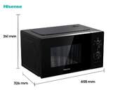 MICR. HISENSE H20MOBP1G 20L GRILL NEGRO