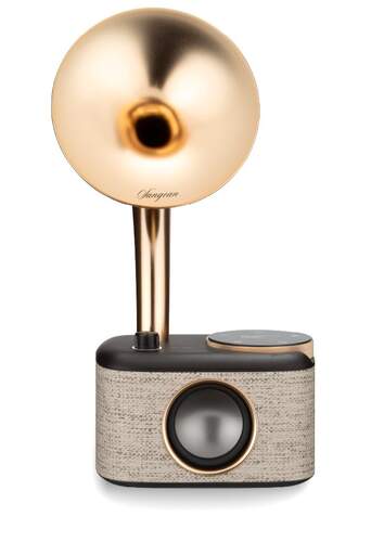 Radio Sangean SCP100DBG con gram&oacute;fono Black Gold