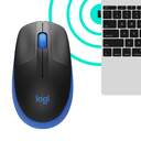 RATON LOGITECH M190 INALAMBRICO AZUL AMBIDIESTRO