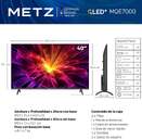 TV METZ 40%%%quot; 40MQE7000Z FHD QLED GOOGLETV