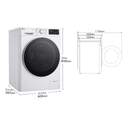 LVD. LG F4WR5510A0W 10K 1400R BCA ATD STEAM WIFI