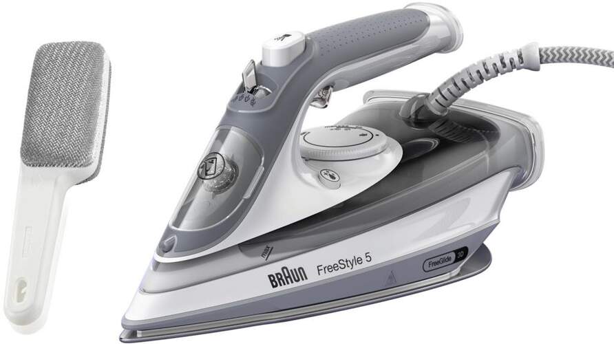 Plancha Braun SI 5078 GY TexStyle 5 + Cepillo