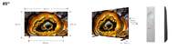 TV TCL 85%%%quot; 85X955 UHD MINILED QLED GOOGLETV 144HZ