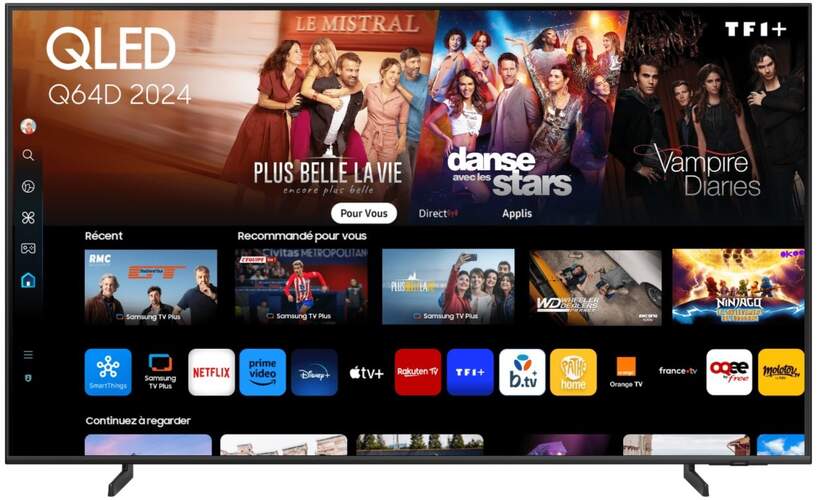 TV Samsung 55" QLED TQ55Q64D