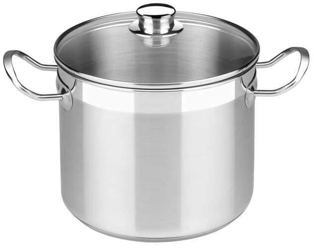 Olla Bra Profesional 22cm con tapa de cristal