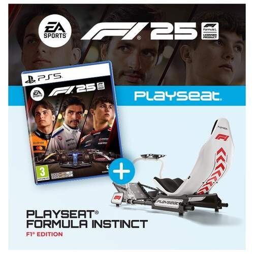 Asiento de juegos PlaySeat Instinct F1 + EA Sports F1 25 para PlayStation 5