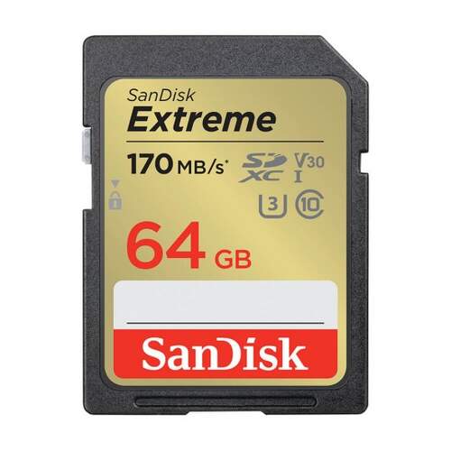 Tarjeta Memoria SanDisk SD Extreme 64GB