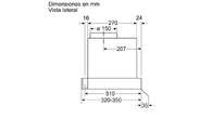 CAMP. BALAY 3BD896MX INOX 90CM 620m3h