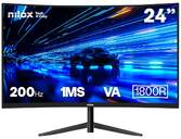 MONITOR NILOX 23,8%%%quot; NXM24CRV2001 CURVO 200HZ NEGRO