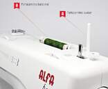MAQUINA DE COSER ALFA 720  9 PUNTADAS LUZ LED