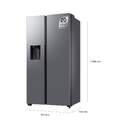 FRI. SAMSUNG RS70F65KDTEF 179x92 DISP INOX