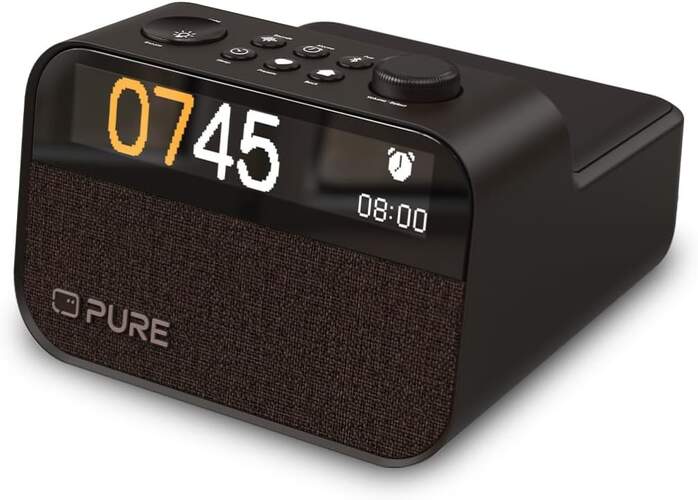 Reloj Despertador Pure Moment Change Negro