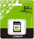TARJ. MEM. KINGSTON SD 64GB SDXC CANVAS SELECT PLU