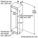 FRICOM. BOSCH KIN86VFE0 177x56x55 NF INT