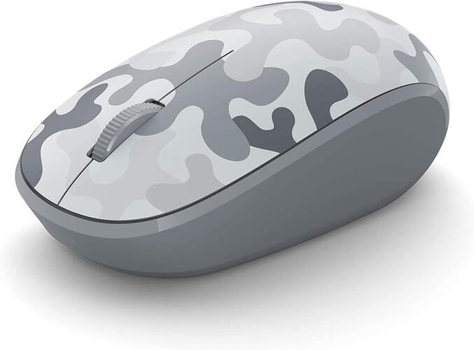 Ratón Inalámbrico Microsoft Camo Blanco
