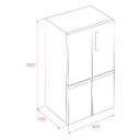 FRI. TEKA RMF77960SS 190x91x70 4P NF DSP INOX