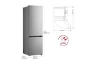FRICOM. LG GBBS726CPY 203x60 419L INOX METALFRESH