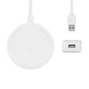 CARGADOR BELKIN QI 10W BASE CABLE  BLANCO