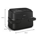 FREIDORA AIRE PHILIPS NA150/00 7,1L 2450W 2CESTAS