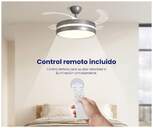 VENTILADOR TECHO RET ARTICA AVTECHR72S SILVER 72W