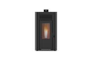 ESTUFA PELLET RED POD FIRST HYDRO 13KW PRETA AGUA