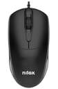 TECLADO   RATON NILOX NXKME0011CON CABLE NEGRO