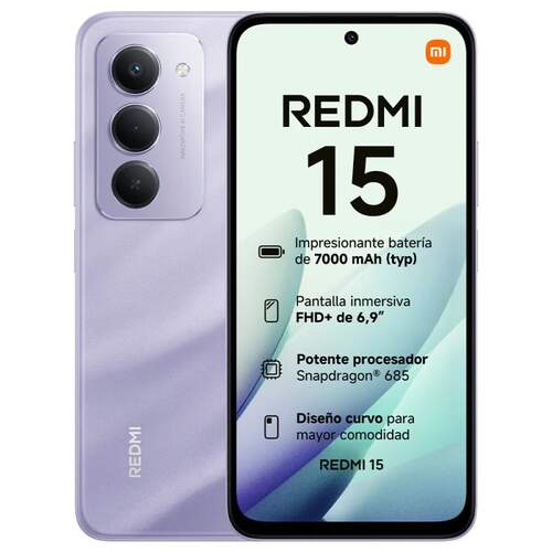 Xiaomi Redmi 15 NFC 6/128 GB Morado