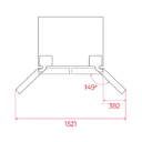 FRI. TEKA RFD75850SS 183x84 FD NF INOX 113430078