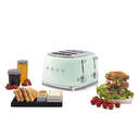 TOST. SMEG TSF03PGEU VERDE CLARO,1500W 4 RANURAS