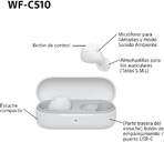 AURICULARES SONY WFC510W TRUE WIRELESS BLANCO