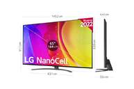 TV LG 65%%%quot; 65NANO816QA UHD NANOCELL ALFA5 IPS SLIM
