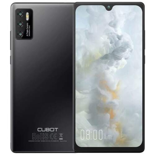 Smartphone Cubot P50 6/128 Negro - 6.2 HD+, NFC, 12+5/20MPx