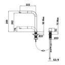 GRIFO TEKA AUK-983 509830200