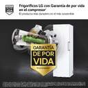 Congelador vertical LG GFT41SWGSZ CONG.VER LG GFT41SWGSZ 186x60 1P NF BLANCO