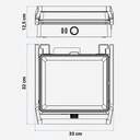 GRILL U.BLUE HEALTHY GRILL 5020X 2000W 29X24CM