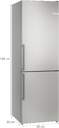 FRICOM. BOSCH KGN36VIBT 186x60 NF INOX