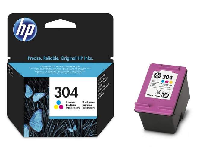 Tinta de colores HP 304 N9K05AE
