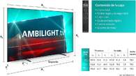TV PHILIPS 65%%%quot; 65OLED718 UHD OLED GOOGLETV AMBI P5