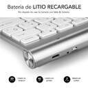 TECLADO SUBBLIM PURE COMPACT SILVER BT