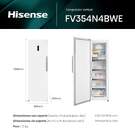 CONG.VER HISENSE FV354N4BWE 186x60x65 NF 274L BCO
