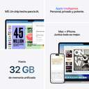 PORTATIL APPLE MACBOOK AIR M5 16/512GB 13%%%quot; SKY BL