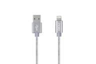 CABLE DCU LIGHTNING a USB A 1M PLATA ALUMINIO