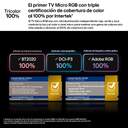 TV LG 100%%%quot; 100MRGB96B6 UHD MICRORGB A11 165HZ W26